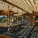 modern house framing