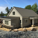 Building a house with gable end